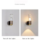 Axyaa Nordic Rotatable LED Wall Lamp for Luxury Living Room Staircase Bedroom