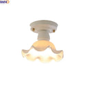Axyaa Ceramic Copper LED Ceiling Light Modern Lamp for Home Decor
