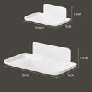 Axyaa Wall Mounted Shelf Foldable Storage Rack, Space Saving WiFi Router Holder