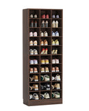 Axyaa 10-Tier Wooden Shoe Storage Cabinet with 30 Cubbies