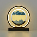 Axyaa Rotating Sand Art Table Lamp with LED Lighting