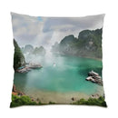Snow Scenery Pillowcase Sofa Art Gift Beach Home Decor Axyaa Collection