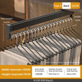 Axyaa Extendable Clothes Rail | Top Mount Wardrobe Hanger | Adjustable Trouser Organiser