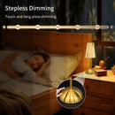 Axyaa Crystal LED Table Lamp: Rechargeable Dimmable Night Light for Atmosphere