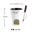 Axyaa Ceramic Mug with Fork, 130ML