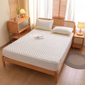 Axyaa Waterproof Cotton Queen Mattress Protector Fitted Sheet, Soft & Breathable