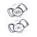 Axyaa Stainless Steel Fruit Cutter & Divider - Ultra-Sharp Apple, Orange, Pear Slicer