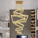 Axyaa Crystal Chandeliers: Modern LED Ceiling Hanging Lights for Living Room
