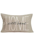 Axyaa Linen Lumbar Pillowcase: 30X50cm Decorative Cushion Cover for Autumn Sofa Decor