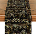 Axyaa Geometric Ethnic Patterns Table Runner - Holiday Room Decor