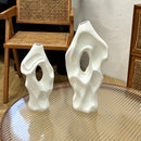 Axyaa Nordic Ceramic Vase | Creative Chinese Décor for Middle-Aged Home | Elegant Floor Vase