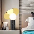 Axyaa Marble Base LED Table Lamp: Light Luxury Decor for Home Decor and Lighting