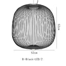 Axyaa Birdcage LED Pendant: Stylish Lighting for Home, Bar, Bedroom & Restaurant