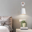 Axyaa LED Wall Lamp: Modern Wood Cover Reading Light for Bedroom, Stairs, Foyer
