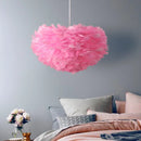 Axyaa Feather Pendant Lamp: Nordic Modern, Romantic, and Creative Bedroom Lighting