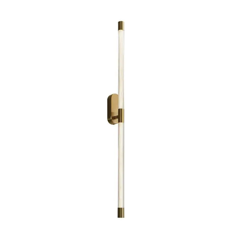 Axyaa Gold Geometric Lines Wall Lamp for Bedroom and Living Room Lighting