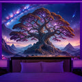 Axyaa Starry Sky Planet City Tapestry Room Decoration