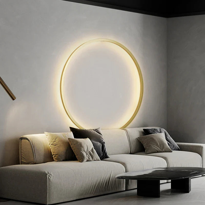 Axyaa Modern Moon Wall Lamp for Living Room, Bedroom - Nordic Decor Wall Sconce