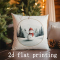 Axyaa Christmas Animal & Ornament Pillow Covers - Sofa Bedroom Car Decor