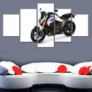 Axyaa Modern Bikes Performance Wall Art Canvas Poster Decor Painting