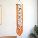 Axyaa Nordic Leaf Macrame Tapestry Hanging: Boho Garden Wall Decor Dream Catcher