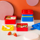 Axyaa Building Block Lunch Box: Portable & Sealed Food Storage Container for Kids