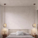 Axyaa Travertine LED Pendant Lights Natural Stone Hanging Lamp