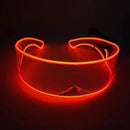 Axyaa Glowing LED Glasses for Halloween Cosplay and Christmas Parties