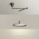 Axyaa Modern UFO Chandelier Swing Arm Pendant Lamp for Dining Room, Living Room, Bar