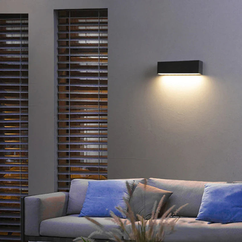 Axyaa Waterproof Outdoor Wall Lamp - Modern Garden Porch Terrace Lighting