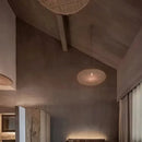 Axyaa Bamboo Pendant Light: Wabi Sabi Style Rattan Hanging Lamp for Home, Restaurant, Tea Room