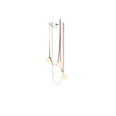 Axyaa Modern Leather Staircase Villa Chandelier Glass Ball Dining Room Lighting