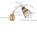 Axyaa Vintage Glass LED Wall Lights - Rotate Wandlamp