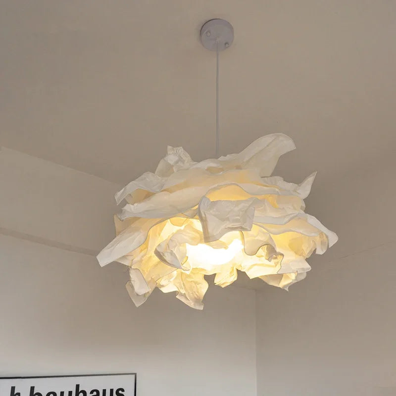 Axyaa White Cloud Pendant Light for Modern Living Spaces
