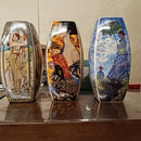 Axyaa Luxury Klimt Kiss Ceramic Vase: Creative European Design for Wedding Decor