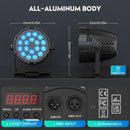 Axyaa 150W RGBL LED Par Lights for Disco Bar Club Wedding Live Show