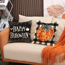 Axyaa Halloween Linen Pillow Cover: Horror Holiday Decor for Home Sofa