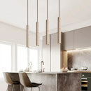 Axyaa Travertine Stone Cylinder LED Pendant Lamp for Bedroom, Dining Room & Kitchen