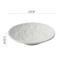 Axyaa Stone Pattern Ceramic Plate for Molecular Cuisine and Dining Experience