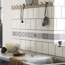 Axyaa Waterproof Self-Adhesive Tile Border for Bathroom Kitchen Living Room Décor