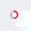 Axyaa Glass Ball LED Wall Lamp Light Nordic Design