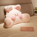 Axyaa Meow Cushion Bedhead Backrest Pillow - Large Bedroom Backrest Cushion
