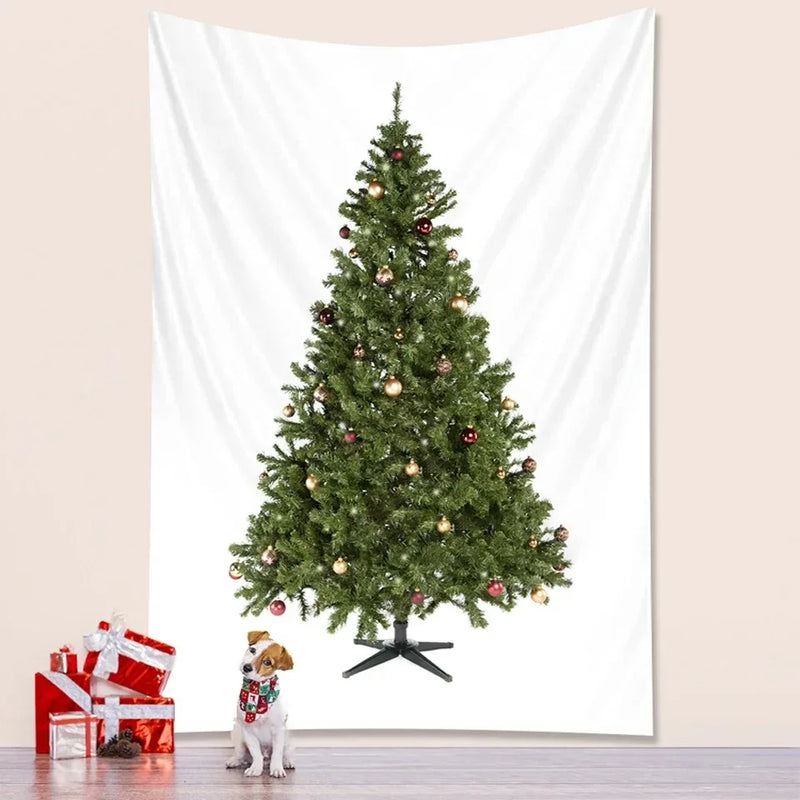 Axyaa Christmas Tree Tapestry Wall Decoration Living Room Bedroom Home Decor