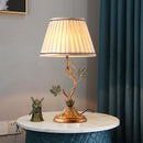 Axyaa Ceramic Table Lamp: Nordic Design, LED Light for Bedroom, Living Room