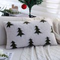Axyaa Christmas Plush Cushion Cover Set - Festive Living Room Decor