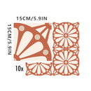 Boho Shapes Tile Decals by Axyaa: Vinyl Stickers for Home Decor