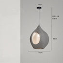 Axyaa Wabi Sabi Resin Pendant Lamp Chandelier for Home Decor