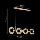 Axyaa Crystal Pendant Light for Luxury Home Decoration and Dining Room Lighting
