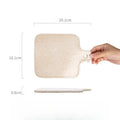 Axyaa Ceramic Steak Tray - Western Style for Home Breakfast and More