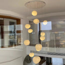 Axyaa Nordic Stair Chandelier Living Room Dining Pendant Ceiling Light